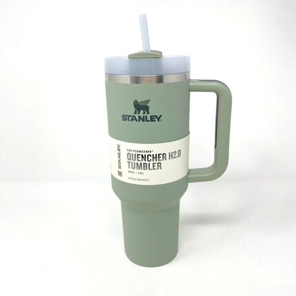 Stanley The Quencher H2.0 FlowState™ Tumbler Soft Matte 40 Oz Bay Leaf - Picture 2 of 6